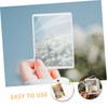 CAXUSD 100sheets Clear Photo Laminating Film Pouches PVC for Documents