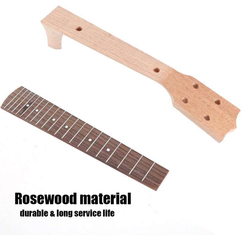 Ukulele Neck Okoume Wood Rosewood Fingerboard Musical Instrument Accessories(23po )