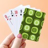 CafePress MCM Abstract Pattern Olive Green Standard Size Playing Cards