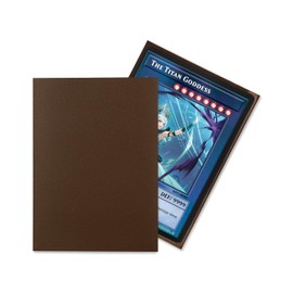 TitanShield (150 Sleeve/Earth Brown) Small Japanese Sized Trading Card Sleeves Deck Protector for Yu-Gi-Oh, Cardfight!! Vanguard & More