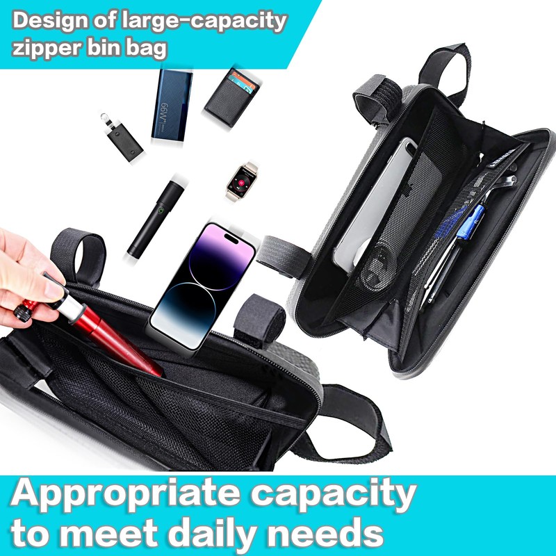 RAPIDSKY Bicycle Hard Case Triangle Tube Package Motorcycle Rear Package