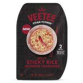 Veetee Spicy Sticky Rice Japanese Togarashi (Pack of 6)