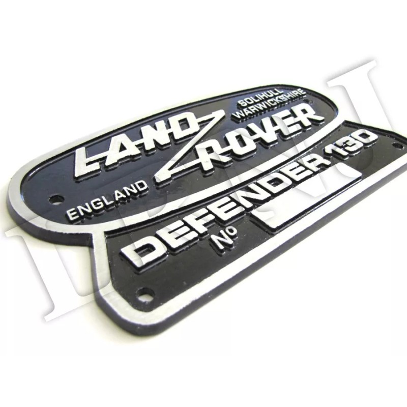 Falon ALUMINIUM SOLID DIE-CAST "LAND ROVER DEFENDER 130 SOLIHULL WARWICKSHIRE"