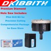 2-1/2" Diamond Hole-Saw Bits with Pilot Drill Bit - 2.5"