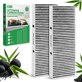 Inwee 2 Activated Carbon Filters for Bora Basic, Activated Carbon Filter Set [2 Pieces] for Your BHU/BIU/BFIU Cooker Hood Hob with Recirculation, BAKFS Filter, Keep the Kitchen Air Freshness