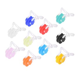 Keenso 20PCS Nose Clip Swimming, Assorted Color Nose Plug Swim Nose Protector Adult Kids Unisex