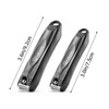 Nail Clippers with Catcher 2-Pack, Long Handle, Sharp & Sturdy