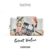 Technic Cosmetic Bag Set - Full Make Up Kit -