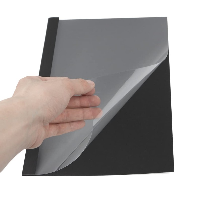 RAYSOONER TBC-12 mm Binding Cover, Heat Binding Dedicated Cover with