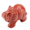 FTVOGUE Estatuilla de Elefante de Piedra Jade Tallado Elefante Afortunado