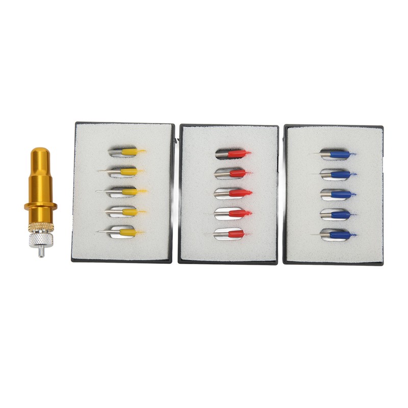 Cutting Plotter Knife Holder Kit 3 Types Different Blades Incisive
