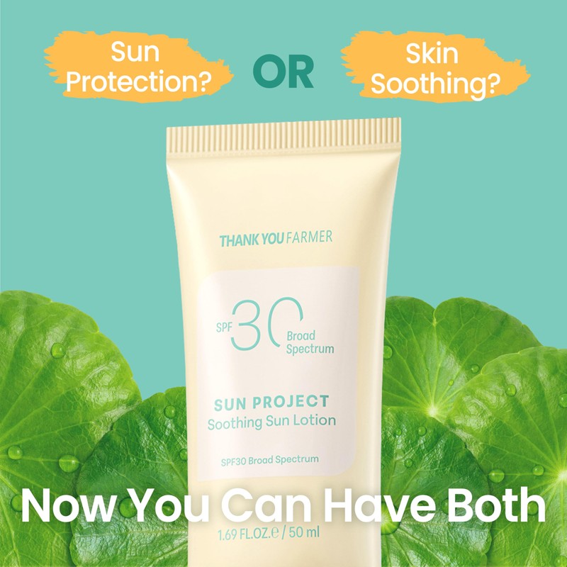 THANKYOU FARMER Sun Project Soothing Sun Lotion SPF 30 -