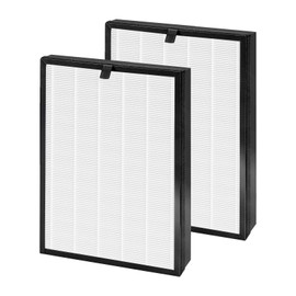 2 Pack 400 True HEPA14 Replacement Filter For Puroair 400 Replacement Filter, 3-in-1 High-Efficiency Filtration Activated carbon
