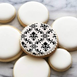 CrafTreat Reusable Ikat Damask Stencil 6x6 Inch for Painting on Wood, Canvas, Paper, Fabric, Floor, Wall and Tile | DIY Art and Craft Stencils - Damask Stencils