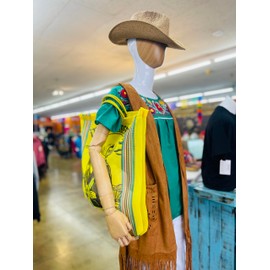 Leos Imports 5-Pack Emiliano Zapata Market Mesh Bags - Handcrafted with Recycled Plastic, 18"X18", Made in Mexico