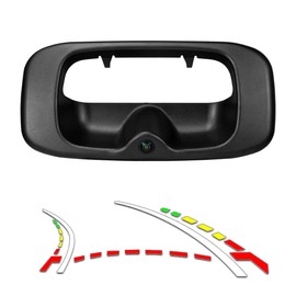 Tailgate Handle Reverse Backup Camera Replacement for Chevy Silverado and GMC Sierra Years 1999-2006, GreenYi AHD 720P Pickup Rear View Parking Camera with Trajectory Guideline