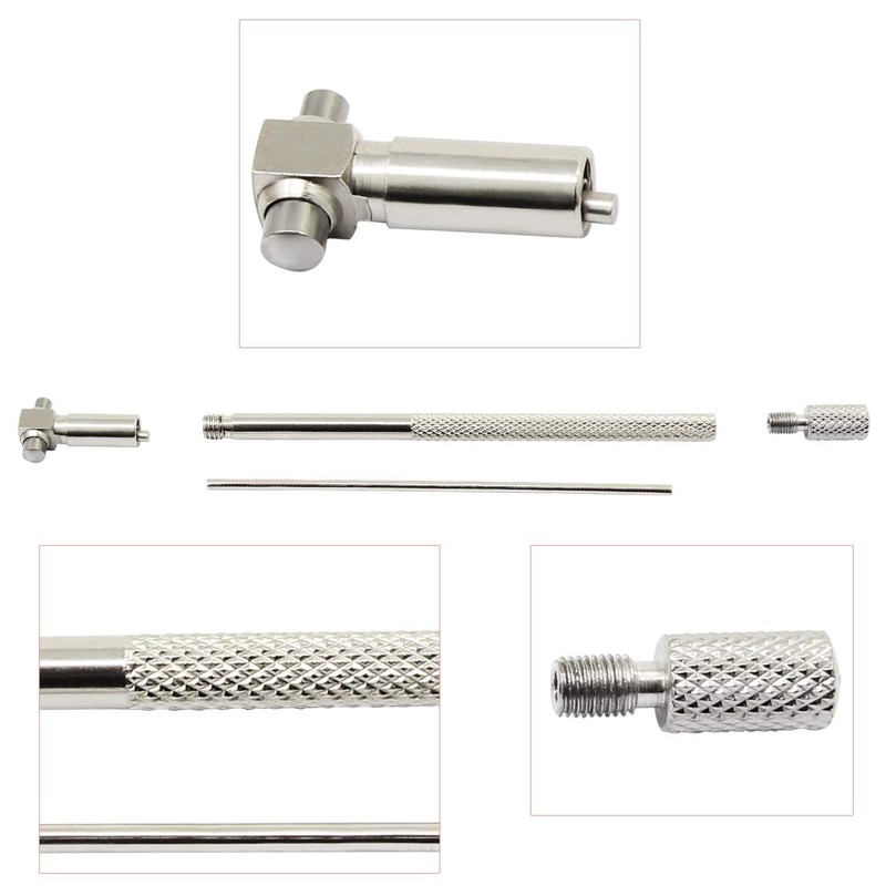 ANCLLO 6-Pack Precision Telescopic Gauge, 8-150 mm Internal T Bore