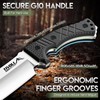 TIVOLI Heavy Duty Tanto Machete - Full Tang Fixed Blade