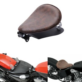 JMTBNO Motorcycle Spring Base Plate Bracket Solo Seat for Harley Sportster XL883 Bobber
