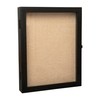 Flash Furniture Peyton Shadow Box Display Case, Solid Pine Wood
