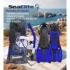 Sea Elite Snorkeling Set (Blue, Small/Medium)