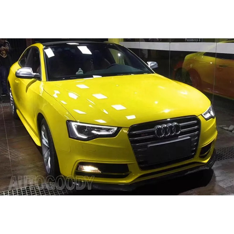 AUTOGOODY 120" x 60" Super Gloss Yellow Vinyl Film Wrap
