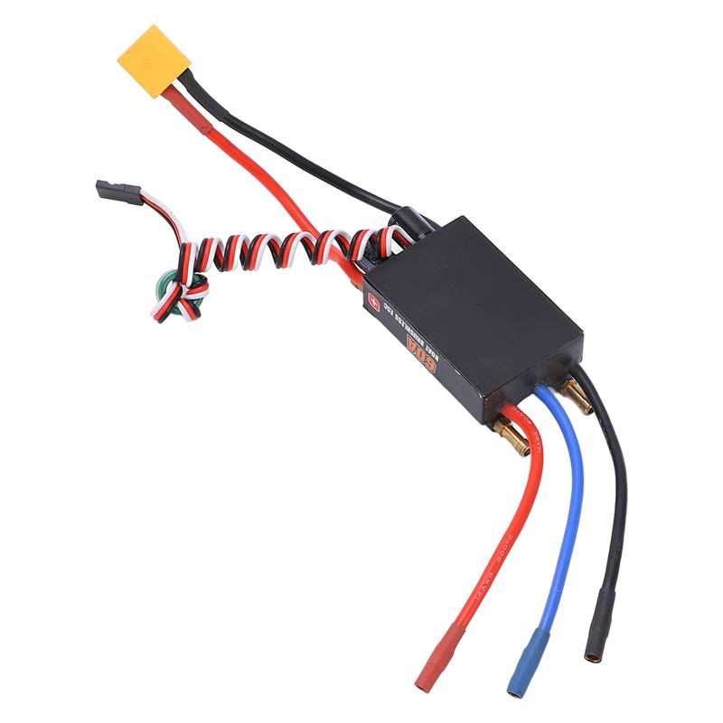 60A Brushless Electronic Speed Controller with XT60 Plug BEC Switch