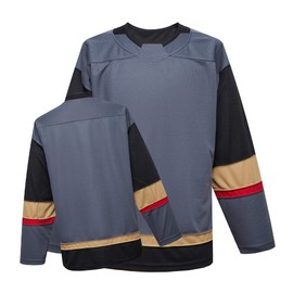 EALER H900 Series Ice Hockey League Team Color Blank Practice Jersey & Thick, Breathable and Quick-Dry High Strength Fabric&Unisex Junior to Senior