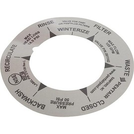 Pentair 272120 2-Inch Hi-Flow De Label Replacement for Pentair Pool and Spa Filter