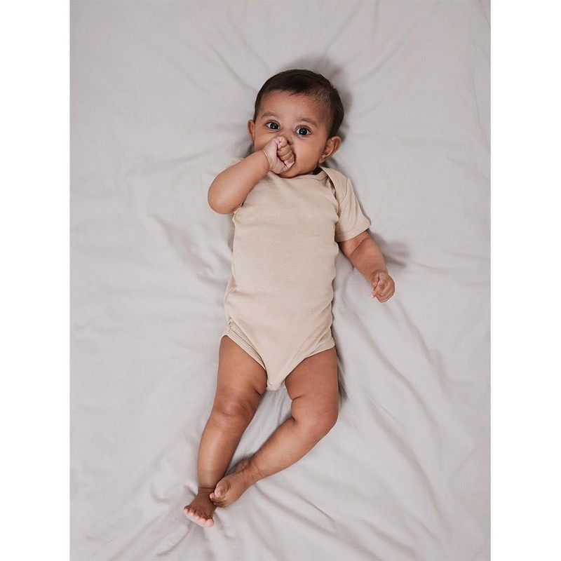 NAME IT Unisex Baby Nbnbody 2P SS Beige Animal Noos,