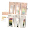 NUOBESTY Book Supplies Compact Sticky Tabs Portable Reading Flags 6