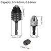 sourcing map 2pcs Drill Chucks, 0.3-3.6mm 0.6-8mm Capacity 3-Jaw Keyless