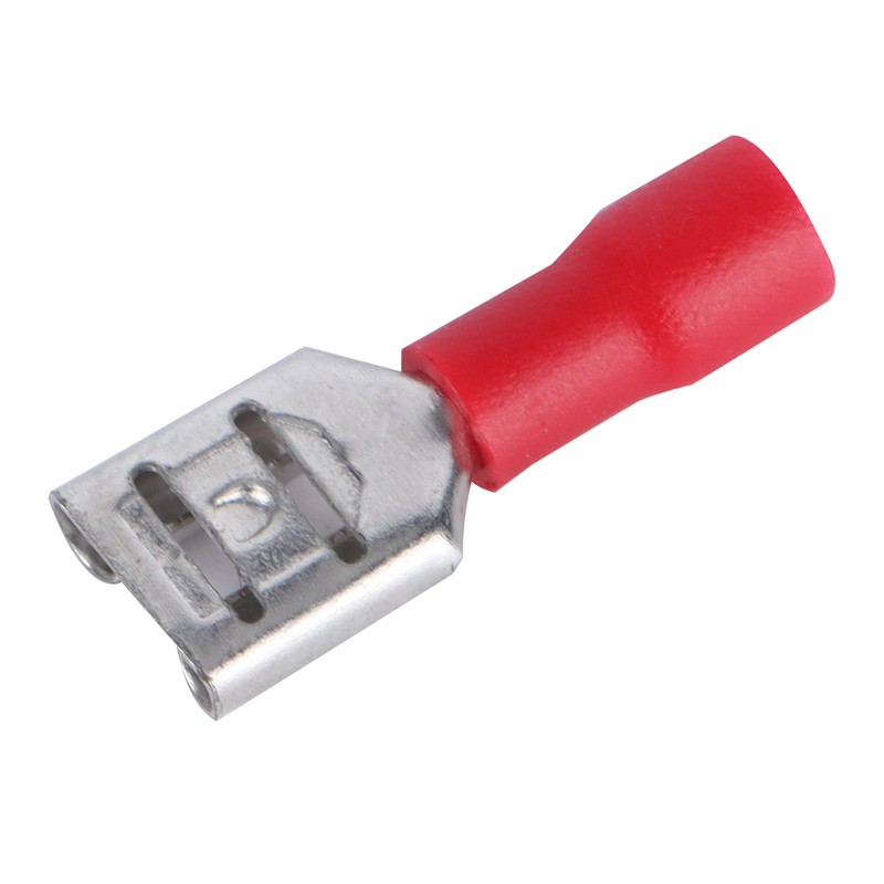 Insulated Spade Wire Connector FDD1.25‑250 Female Sturdy Durable Stable Convenient