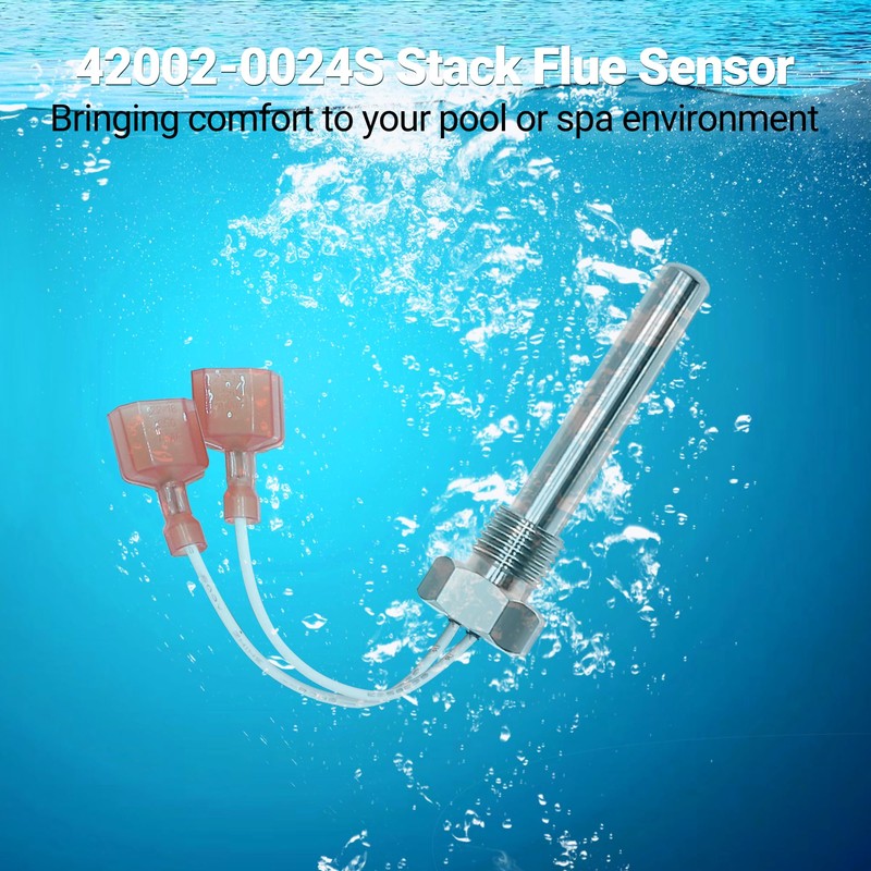 Funmit 42002-0024S Stack Flue Sensor Replacement for Pentair Spa Heater