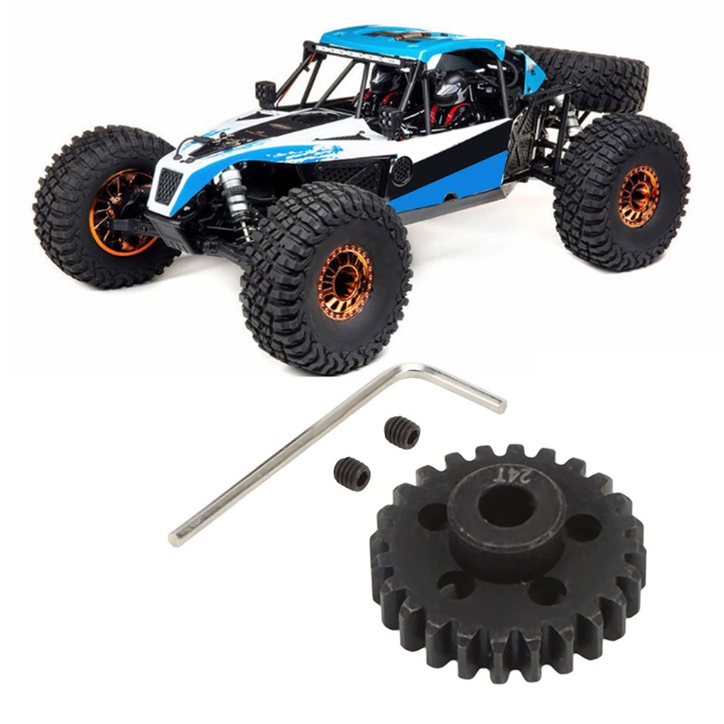 24T Pinion Gear Mod 1 5mm Shaft with Screws Wrench