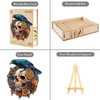 KAAYEE Wooden Puzzles for Adults, 3D Visual Effect Raven &