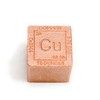 Copper Cube Paperweight - 10oz 999 Pure Chemistry Element Design