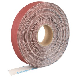 Shineboc sandpaper roll 2.5cmx25m 400 grit aluminum oxide sandpaper, suitable for sanding, wood, furniture finishing, stainless steel and automotive body processing