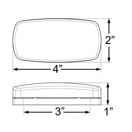 Optronics MCL0032RBBP LED Marker/Clearan