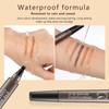 Microblading Pen, Eyebrow Pencil, Waterproof Eyebrow Pencil with Fork Points,