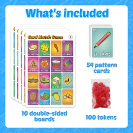 Quilinz Loteria Mexican Bingo,Juegos de mesa,Sight Word Bingo Games for Kindergarten,Great for Learning Spanish,Toddler Matching Game,sequence for kids,Preschool Learning Activities,Family Board Games