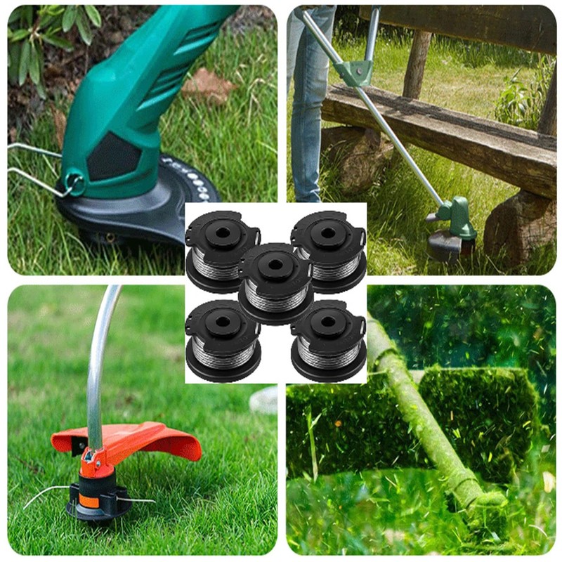 Wzenclave 5pcs Replacement Trimmer Spool Compatible with Hyper Tough,Weed Eater