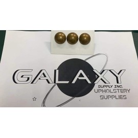 Galaxy Supply Inc. Decorative Nails - C.S. Osborne & Co. No. 6935 5/8 - French Natural - 1" Diameter x 5/8" Length (250 Nails/Box + Nailer Package)