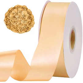 100yd Rollo Cinta De Tela,2cm Ancho Cinta De Satén De Color Sólido,Tejido De Poliéster Alta Densidad,Lazos Decorativos DIY Para Bodas Cumpleaños Ramos Tocados Envolver Regalos.