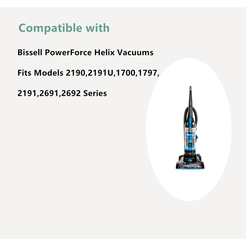 Part # 2031093,Replacement Belts for Bissell PowerForce Helix Vacuum, Fits