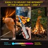 Refillable Butane Torch Lighter - Super Long Flame, Windproof, Adjustable