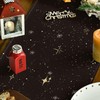 Artoid Mode Black Trees Snowflakes Merry Christmas Table Runner Winter