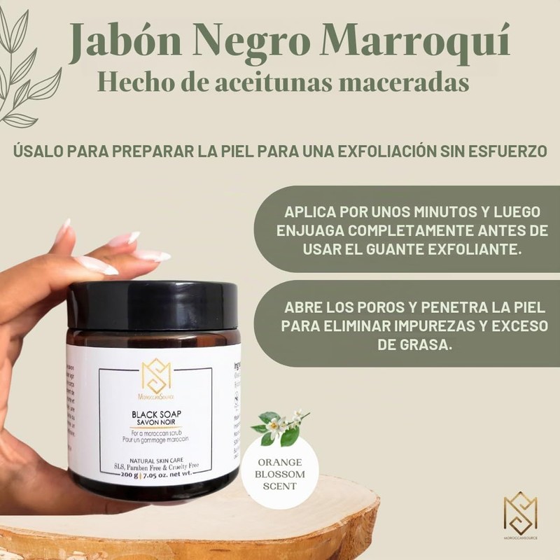 Guante Exfoliante Kessa – Spa Marroquí en Casa Kit 3