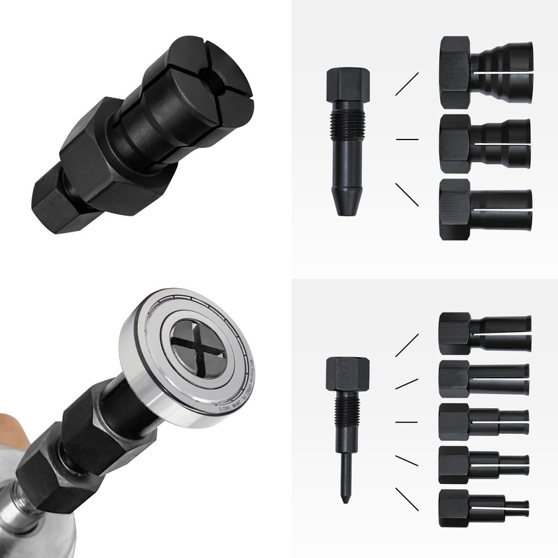 ZUXUSE Motorcycle Bearing Puller Kit, Blind Bearing Puller Kit, Slide