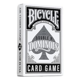 Bicycle Doble 9 Juego de Cartas de Dominó - Una versión portátil y fácil de llevar del clásico juego de dominó